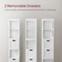 High Cabinet Bathroom Storage Removable Drawers, thumbnail 5 of 12