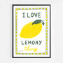 I Love Lemony Things Print, thumbnail 5 of 7