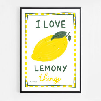 I Love Lemony Things Print, 5 of 7