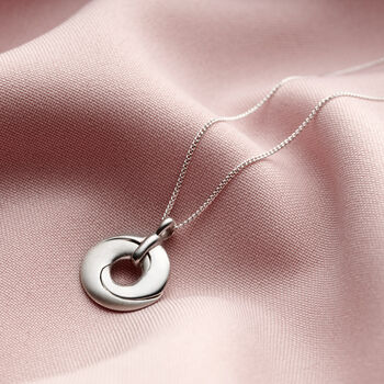 Personalised Interlinking Circle Locket Necklace, 4 of 11