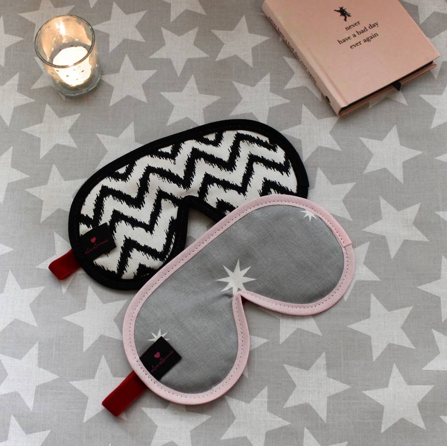 luxury sleep mask with lavender by love lammie & co