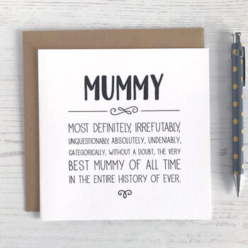 Irrefutably Best Mum Card, 2 of 4