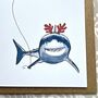 Shark Christmas Card, thumbnail 3 of 3