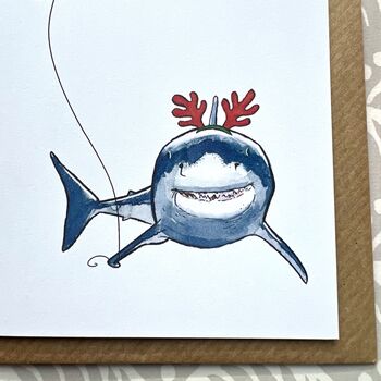 Shark Christmas Card, 3 of 3
