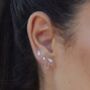 Crystal Droplet Stud Earring Set, thumbnail 1 of 7
