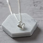 Personalised Silver Heart Necklace, thumbnail 2 of 3