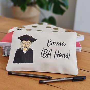Personalised Graduation Gift Pencil Case, 2 of 5