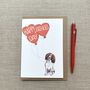 Springer Spaniel Father's Day Card, thumbnail 1 of 2