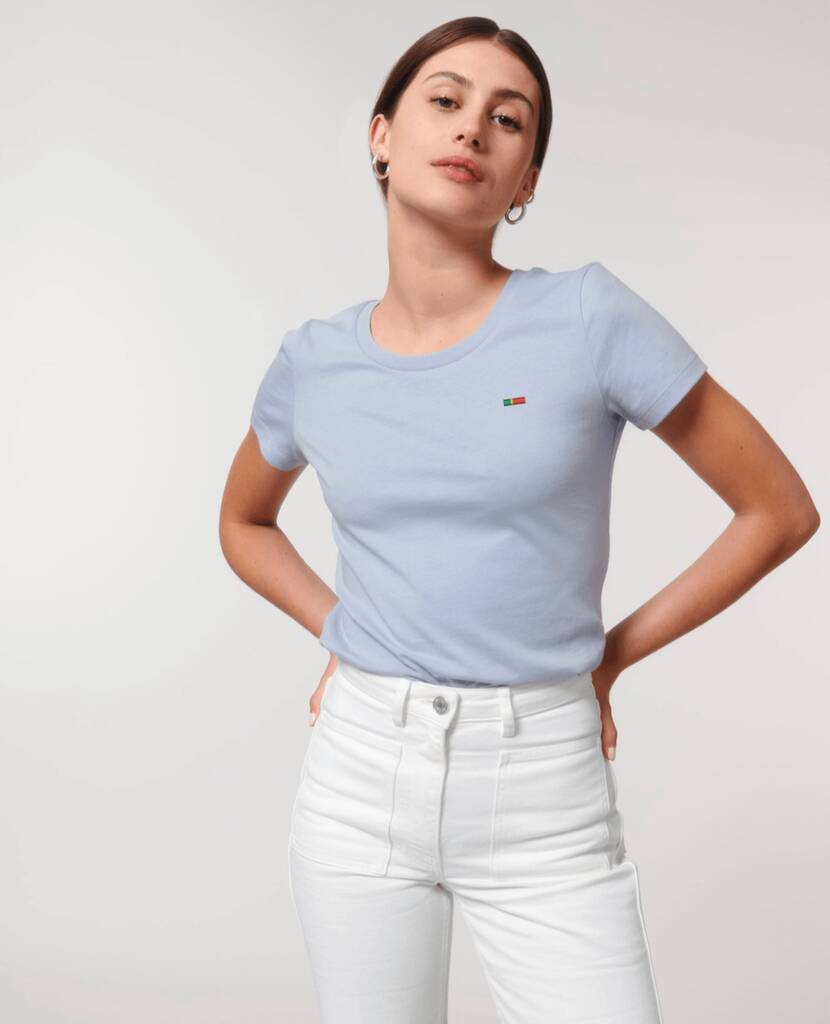 Tiny Flag 100% Organic Cotton Women's T Shirt, 1 of 10