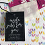'Made Just For You' Gift Kit With Card And Wrap, thumbnail 6 of 8