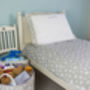 Grey Star Reversible Bedding Set Can Be Personalised, thumbnail 1 of 11