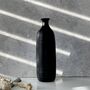 Large Black Textured Ceramic Vase, thumbnail 2 of 2