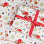 Christmas Sloth Wrapping Paper Roll Or Folded, thumbnail 5 of 5