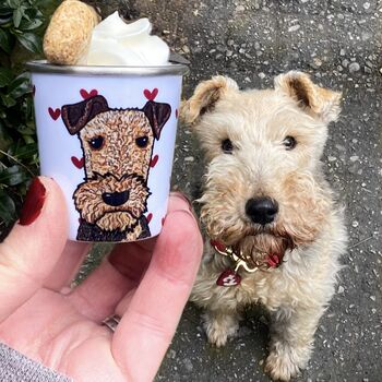 Personalised Heart Pup Cup Birthday Gift For Dog, 2 of 12