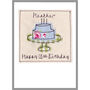 Personalised 16th Birthday Cake Card For Girl, thumbnail 3 of 8