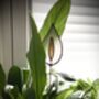 Peace Lily Plant Stake Stained Glass Faux Flowers, thumbnail 4 of 5