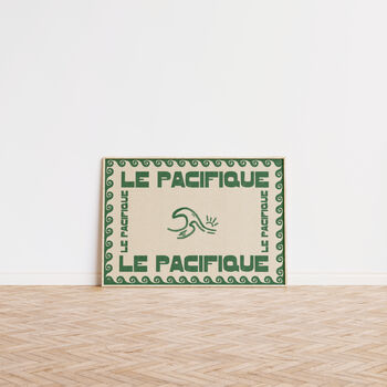 Le Pacifique Blue Ocean Wall Art Print, 7 of 9