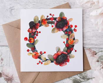 Christmas Wreath Card Pack, 2 of 5