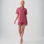 Women's 'Byzantine' Paisley Crisp Cotton Short Pyjama Set, thumbnail 1 of 4