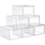 Plastic Shoe Boxes Shoe Storage Organisers Containers, thumbnail 9 of 12