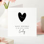 Best Friend Heart Birthday Card, thumbnail 1 of 4