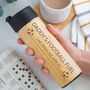 Personalised Father's Day Football Fuel Bamboo Flask, thumbnail 5 of 6