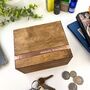 Personalised Wooden Cufflink Or Trinket Box, thumbnail 4 of 10