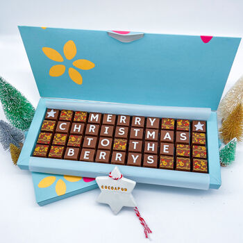 Personalised Family Christmas Chocolate Box, 4 of 7