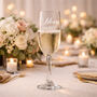 Personalised Champagne Flute – Wedding Gift For Best Man Groomsman, thumbnail 6 of 7