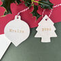 Personalised Christmas Tree Decorations, thumbnail 1 of 8