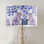Chinoiserie Leopard Twins On Cream Lampshade, thumbnail 1 of 4