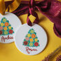 Personalised Citrus Christmas Tree Ornament, thumbnail 2 of 3