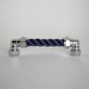 Chrome Rope Pull, Nautical Themed, 3 of 6