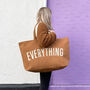'Everything' Tan Really Big Bag, thumbnail 5 of 9