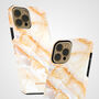 Creme Onyx Marble Tough Case For iPhone, thumbnail 3 of 4