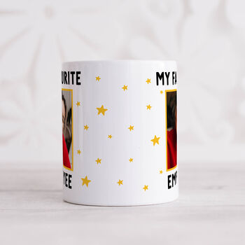 Personalised Photo Mug 'My Favourite Employee', 2 of 3