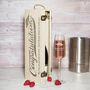 Graduation Champagne Bottle Box And Glass Gift Set, thumbnail 2 of 3