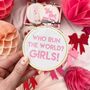 Girl Power Mini Embroidery Hoop Shelf Decor, thumbnail 4 of 6