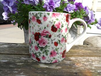 Jumbo Mug In Summertime Chintz Design, 3 of 7