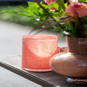 Glass Candleholder Vase Cylinder Three By Dut Z, 5 of 9