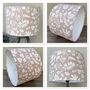 Bellever Blush Pink Botanical Drum Lampshades, thumbnail 8 of 8