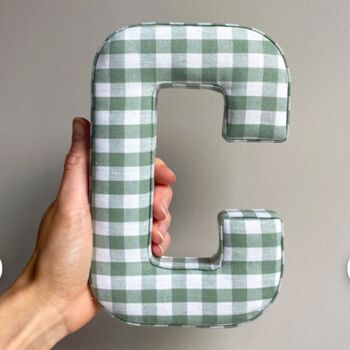 Sage Green Fabric Letters, 8 of 8