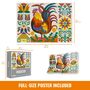Cloudberries Rooster – 1000 Piece Jigsaw Puzzle, thumbnail 3 of 7