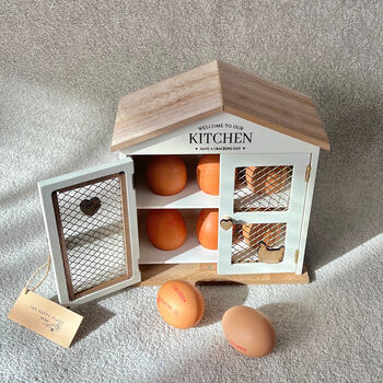 Country Style Kitchen Egg Rack And Egg Cupboard, 9 of 10