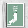 Going, Going, Gone Bathroom Print, thumbnail 1 of 3