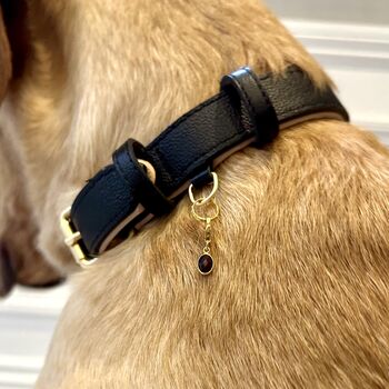 Garnet Pet Collar Charm, 2 of 3