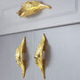 G Decor Large Gold Leaves Door Pull Draw Handle, thumbnail 1 of 8