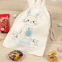 Personalised Pom Pom Bunny Easter Bag, thumbnail 1 of 3
