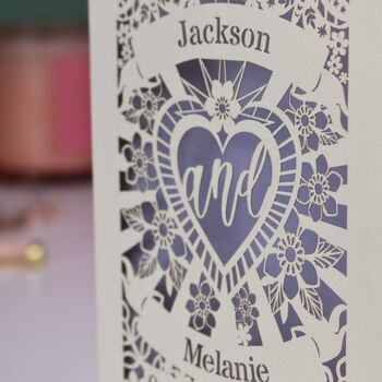 Personalised Civil Partnership Card, 4 of 9