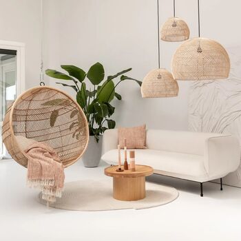 Dome Rattan Lampshade, 3 of 5